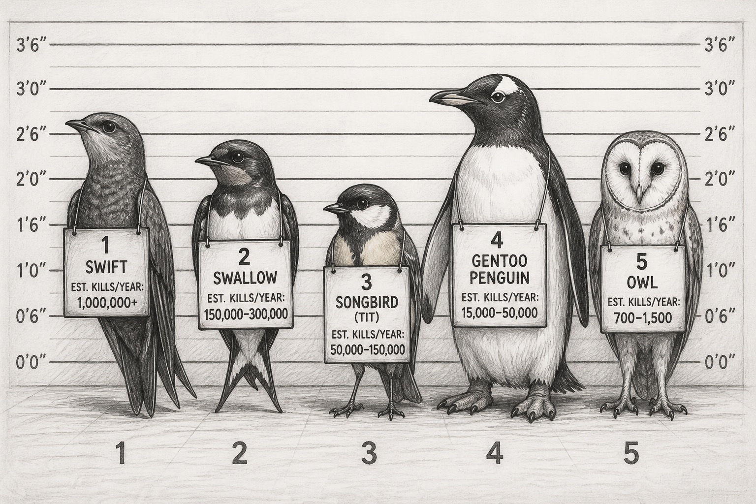 Top five hunting birds comparison